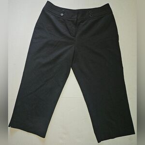 Dressbarn Black Cropped Women's Pants